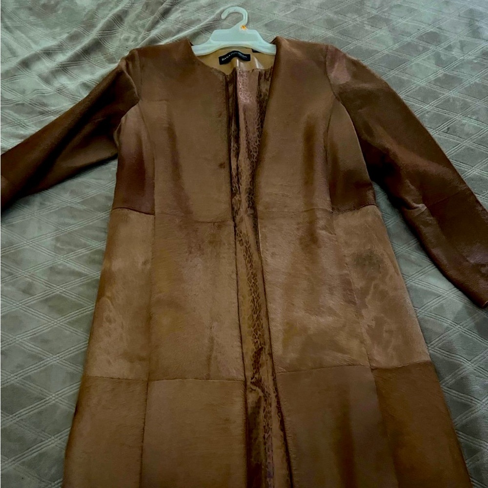 Danna Buchman real fur coat size 8